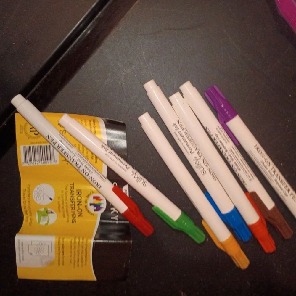 7 Iron on transfer pens